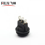 Micro Rocker Switch 3PIN Momentary 6V 20A Round Electrical Bottom