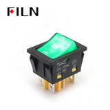 FILN UL White LED Large Current ON-OFF-ON Carling Rocker Switch Best Price