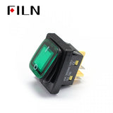 KCD4 30A UL Illuminated 4Pins IP68 Lighted Rocker Switch Price