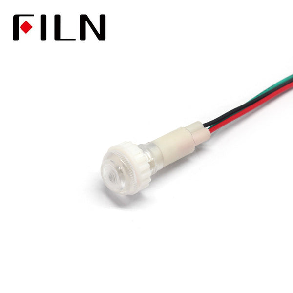 10mm Red Green Two Colors 24VAC Indicator Light White