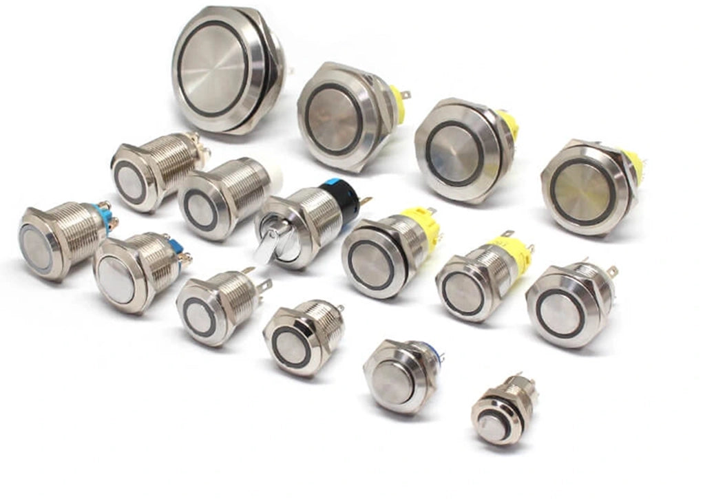 How to distinguish the self-locking and reset of the metal push button switch?