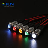 12mm Panel Mount Indicator Lights IP67 Waterproof LED Signal Lamp for Industrial & Marine FILN