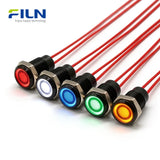 Blaue LED-Kontrollleuchte 8mm 12V 220V wasserdicht für CNC & Marine FILN