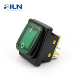 12V Wippschalter Wasserdicht Kunststoff KCD4 4Pin 30A AN-AUS mit LED-Licht UL Wippschalter FILN