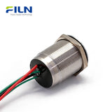 12V Push Button Switch Waterproof 25mm Stainless Steel Latching Momentary Pre-wired FILN