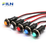 12V LED-Anzeigeleuchten 16mm Wasserdicht Vorverdrahtet für Geräte FILN