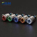19mm 3 Way Push Button Switch 2 3 Position with LED Light Rotary Selector FILN