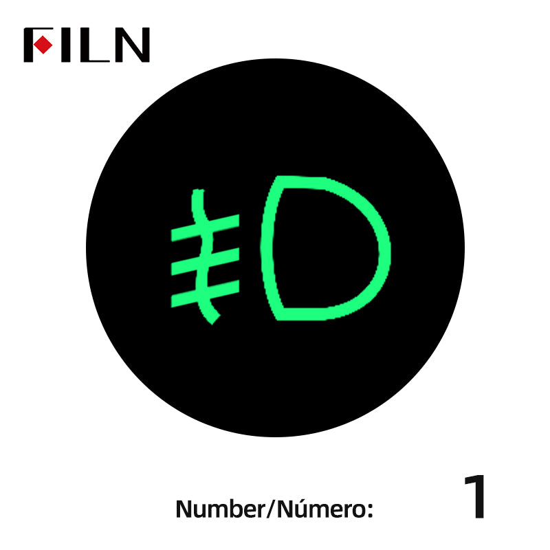 FILN 10mm 12V LED Car Boat LED Warning Dashboard Signal Lights Instrument Pilot Lamp