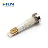 Plastic Panel Mount Indicator Lamps 10mm Pin Terminal 12V 220V for Kitchen Equipment FILN