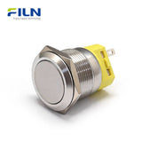22mm Latching Push Button Switch Momentary/Latching Stainless Steel 3-Pin Terminal | FILN