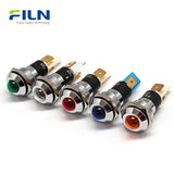 24V LED Panel Indicator Lights 16mm Metal High Head 2Pin Terminal FILN
