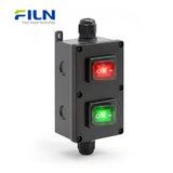 KCD4 Rocker Switch Junction Box IP65 Waterproof 30A 2-Gang Waterproof Switch Box FILN
