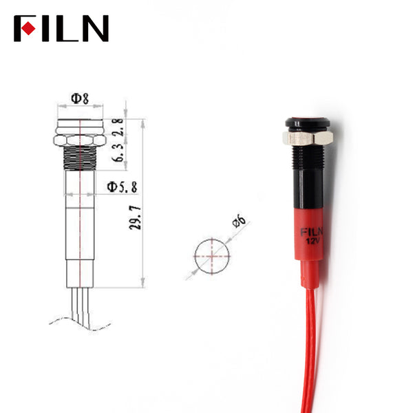 6mm metal indicator light – YUEQING YULIN ELECTRONIC CO., LTD