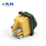 Rocker Switch 12V Transparent Plastic Screw Feet 4PIN ON-OFF 30X22MM UL FILN