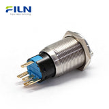 19mm 3 Way Push Button Switch 2 3 Position with LED Light Rotary Selector FILN