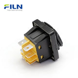 3 Position Rocker Switch ON-OFF-ON Black Non-Illuminated 30x22mm 30A Waterproof KCD4 6Pin FILN