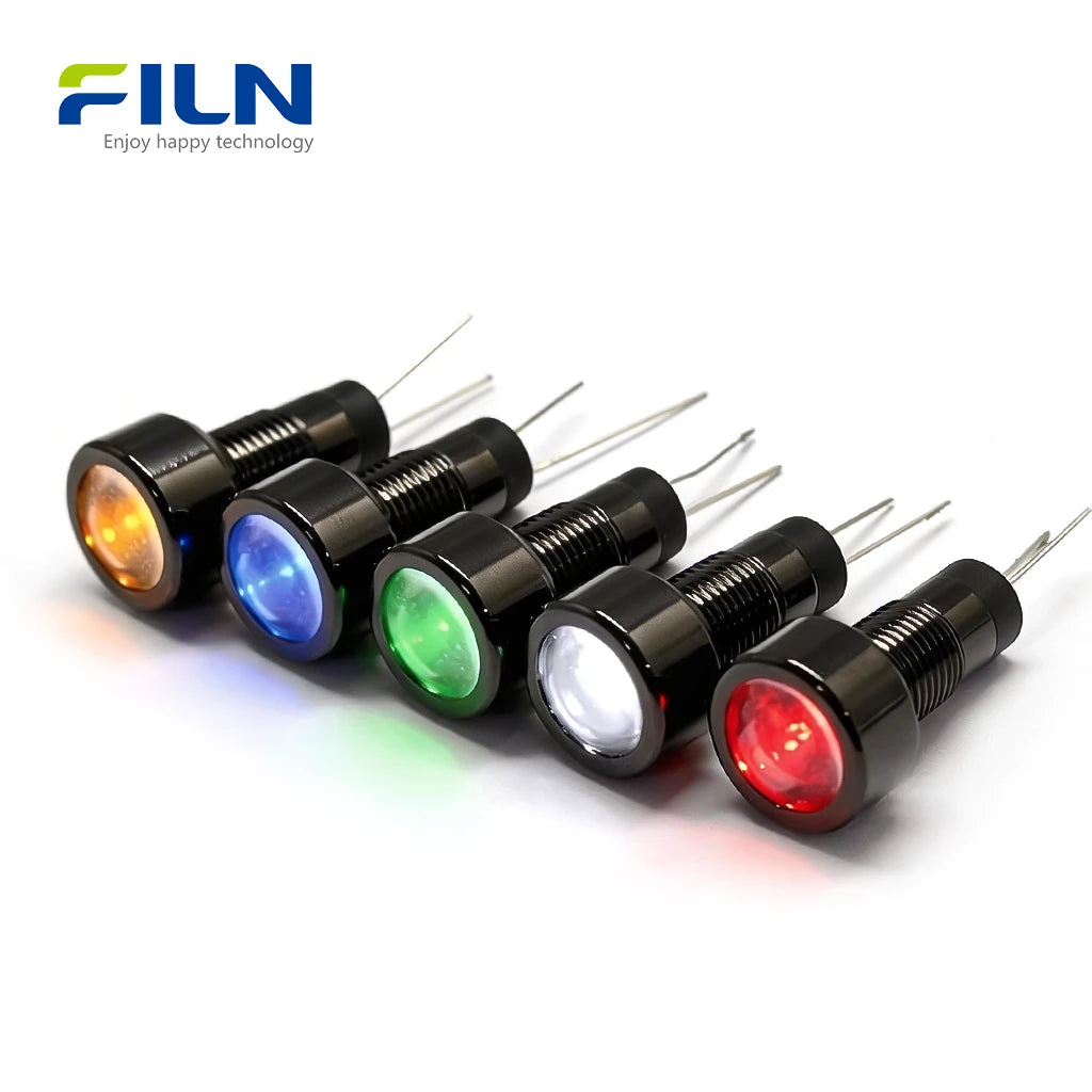 24V 패널 표시등 | 8mm 방수 LED IP67 산업 제어용 FILN