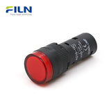 AD16 16mm Plastic Indicator Light 12V 24V 220V Screw Terminal Panel Mount for FILN