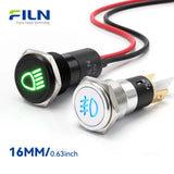 Dash Warning Indicator Light with Custom Symbols LED Light | FILN