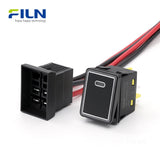 Wire Harness for Rocker Switch | 30A KCD4-03-FJ Quick Connector | FILN Factory