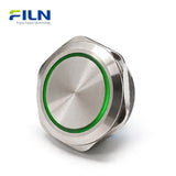 Big Push Button Switch 40mm Metal 5-Pin 3-220V Ring LED Indicator Momentary/Latching FILN