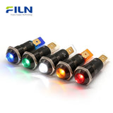 14mm Light Indication Metal LED Light 12V 220V High Head Pin Indicator FILN