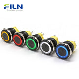 Latching & Momentary Push Button Switches 12-220V LED 5-Pin Wiring Industrial Control | FILN