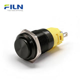 Normally Closed Push Button Switch 16mm Stainless Steel High Head FILN