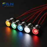 Blaue LED-Kontrollleuchte 8mm 12V 220V wasserdicht für CNC & Marine FILN