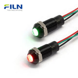 Common Cathode/Anode 2-color Panel Mount Indicator8mm IP67 High Head FILN