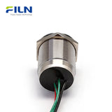25mm Metal Push Button Illuminated Switch 4-Pin Pre-wired 12V-220V LED Light FILN