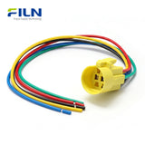 Connecteur de câble à bouton-poussoir 5 ou 8 fils en ligne Adaptateur de prise de câble pour interrupteur 16mm, 19mm, 22mm-50mm