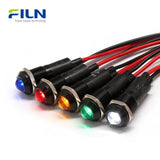 12mm Panel Mount Indicator Lights IP67 Waterproof LED Signal Lamp for Industrial & Marine FILN