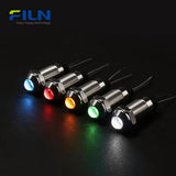 Voyant Jaune Tête Haute Borne à Broche 3-220V 8mm FLIN