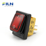 LED Rocker Switch ON-OFF Nylon Plastic Waterproof KCD4 Rocker Switch FILN Factory