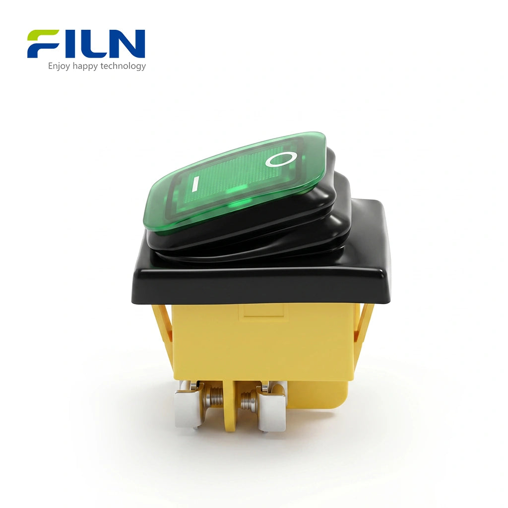 Transparent Rocker Switch Rocker Switch 12V Transparent Plastic Screw Feet 4PIN ON-OFF 30X22MM U ...