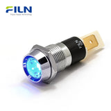 14mm LED Indication Light IP67 Waterproof Metal Indicator for CNC & Medical FILN