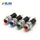 Diamond Head LED Indicator Lamp 12V 220V Pin Type Screw Mount Industrial 16mm Plastic Signal FILN