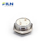 19mm Push Button Momentary Switches Ultra-thin Metal Push Buttons No Light | FILN