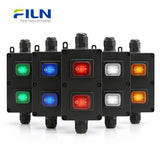 KCD4 Rocker Switch Junction Box IP65 Waterproof 30A 2-Gang Waterproof Switch Box FILN