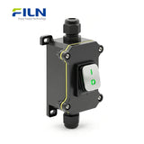 Junction Box Electric Stainless Metal Rocker Switch 30A 4-Pin Screw Terminal CE UL FILN