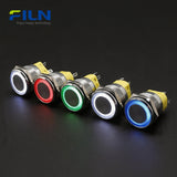 Latching & Momentary Push Button Switches 12-220V LED 5-Pin Wiring Industrial Control | FILN