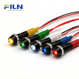 FILN 6MM 12Volt Anzeigeleuchte Konkaver Kopf Mini LED-Anzeigelampe Leuchten