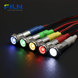 Mini indicateur lumineux à LED 6 mm IP67 étanche pour panneau industriel FILN