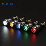 14mm LED Indication Light IP67 Waterproof Metal Indicator for CNC & Medical FILN