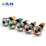 Panel Light Indicator 19mm Metal High Head 2-PIN Plug 12V 110V 220V FILN