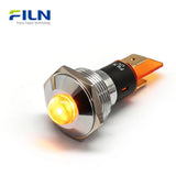 Panel Light Indicator 19mm Metal High Head 2-PIN Plug 12V 110V 220V FILN