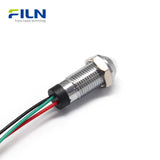 Common Cathode/Anode 2-color Panel Mount Indicator8mm IP67 High Head FILN
