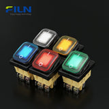 Rocker Switch 12V Transparent Plastic Screw Feet 4PIN ON-OFF 30X22MM UL FILN