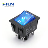 Rocker Switch Wiring 3 Way | 30X22MM KCD4 6 Pin DPDT 15A Power Control | FILN